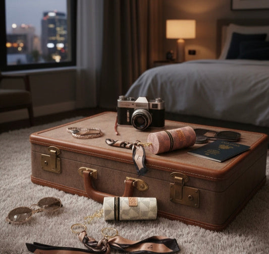 Mini Lipstick Case with Keychain