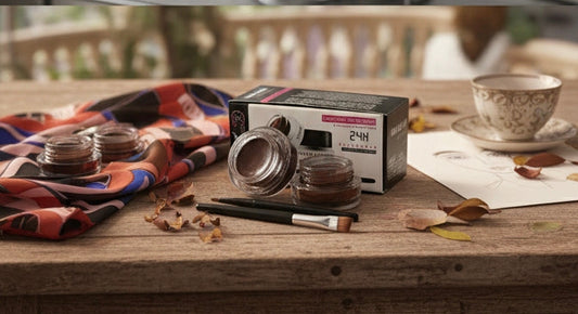 Music Flower Gel Eyeliner Combo (Black & Brown) – 6g